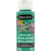 DecoArt Crafters Acrylic All-Purpose Paint – 2-ounce – Summer Green