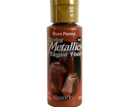 Decoart Dazzling Metallics – 2-ounce – Worn Penny