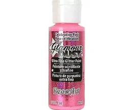 Decoart Glamour Dust Glitter – 2-ounce – Celebration Pink