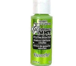 Decoart Glamour Dust Glitter – 2-ounce – Limelight