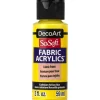 DecoArt SoSoft Fabric Acrylic Paint – 2-ounce – Cadmium Yellow