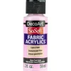 DecoArt SoSoft Fabric Acrylic Paint – 2-ounce – Baby Pink