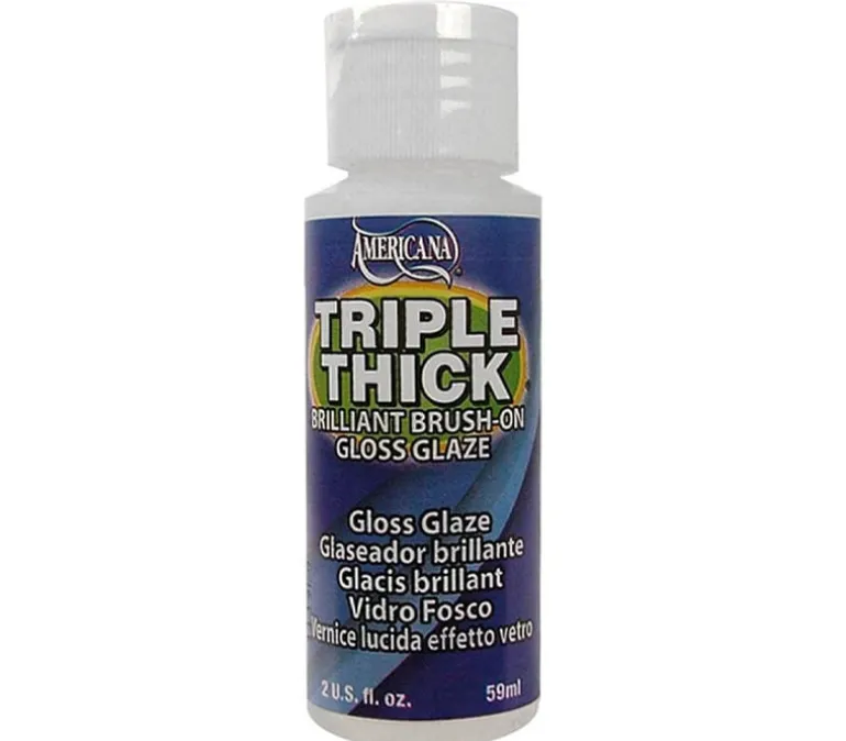 Decoart Triple Thick Glaze – 2-ounce – Gloss Bottle