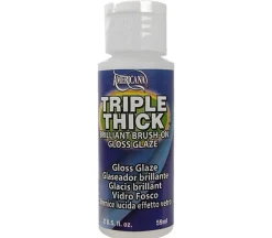 Decoart Triple Thick Glaze – 2-ounce – Gloss Bottle