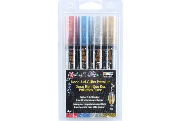 Decofabric Just Glitter 4pc. Glitter Paint Markers