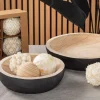 3″ Decorative Orb Assortment, Cream