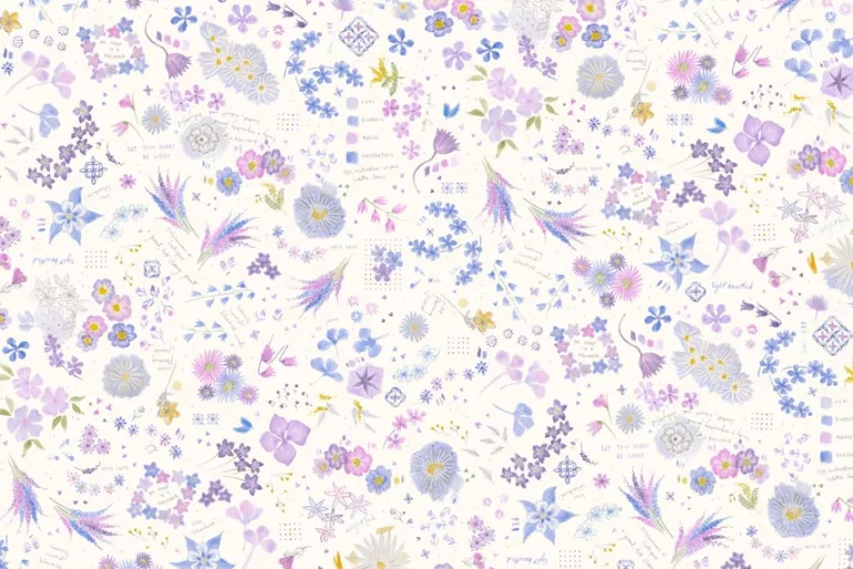 Delphinium Light Hearts on Bluebell