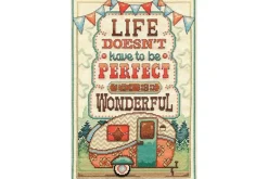 Design Works Life is Wonderful Cross Stitch Kit 8-in by 12-in
