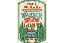 Design Works Life is Wonderful Cross Stitch Kit 8-in by 12-in