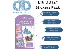 Diamond Dotz BIG DOTZ Sticker Kit – Slip & Swim 2pc Set