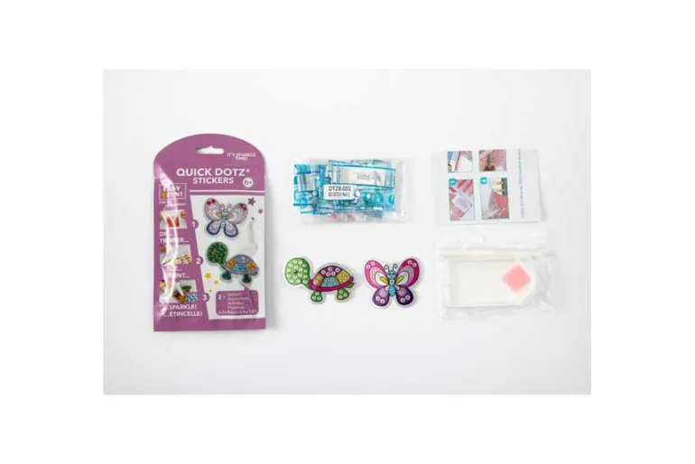 Diamond Dotz BIG DOTZ Sticker Kit – Garden Friends 2pc Set