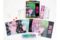 Diamond Dotz DOTZIES Neon Flock Kit – Good Vibes 4pc Set