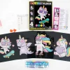 Diamond Dotz DOTZIES Neon Flock Kit – Unicorns 4pc Set