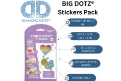 Diamond Dotz DOTZIES Sticker Kit – Garden 3pc Set