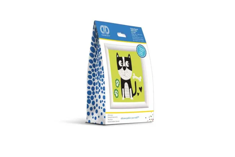 Diamond Dotz Framed Kit – Puppy Munch