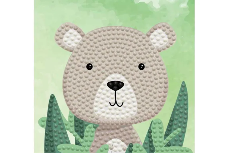 Diamond Dotz Framed Kit – Woodland Tiger