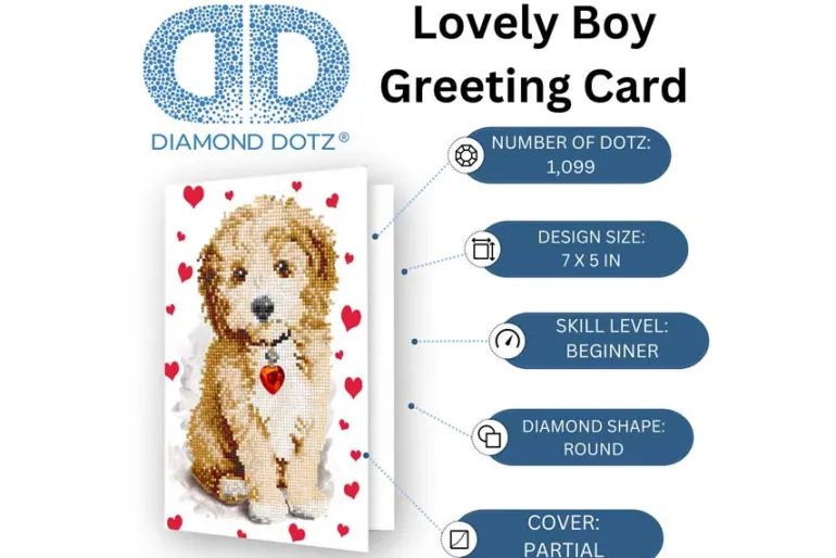 Diamond Dotz Greeting Card Kit – Romantic Tulips