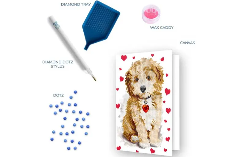 Diamond Dotz Greeting Card Kit – Lovely Boy