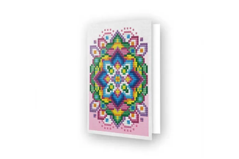 Diamond Dotz Greeting Card Kit – Pink Star