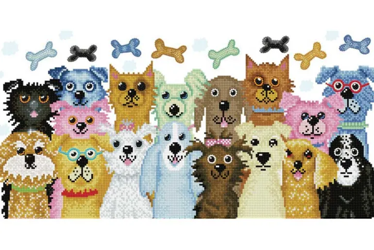 Diamond Dotz Kit – Dogs Dinner