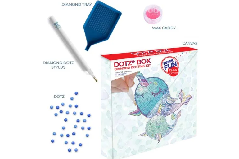 Diamond Dotz Kit – Dotz Box – Narwhal Dreams