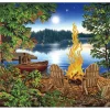 Diamond Dotz Lakeside Red Canoe Kit