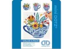 Diamond Dotz Mini Dotz Kit – Teatime Posies 4pc Set