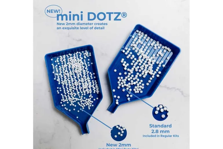 Diamond Dotz Mini Dotz Kit – Teatime Posies 4pc Set