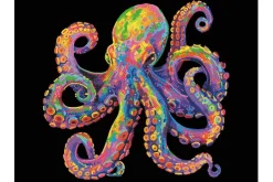 Diamond Dotz Neon Flock Kit – Octopus