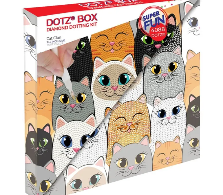 Diamond Dotz Neon Rainbow Leopard
