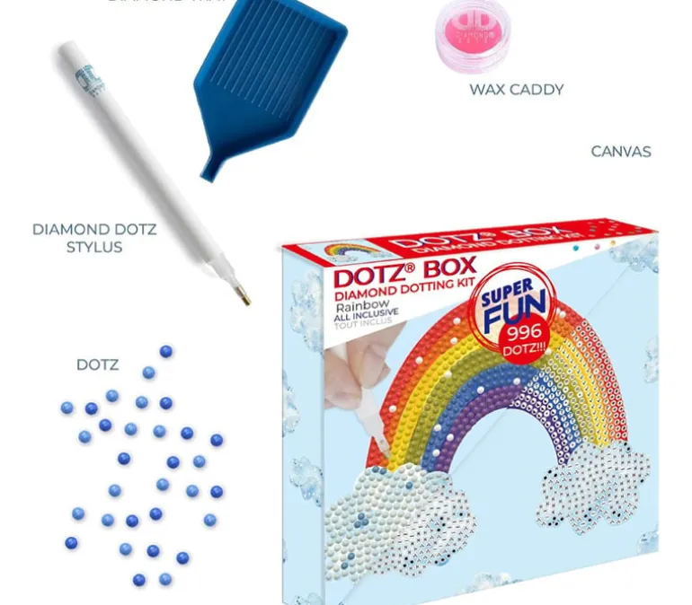 Diamond Dotz Rainbow Smile