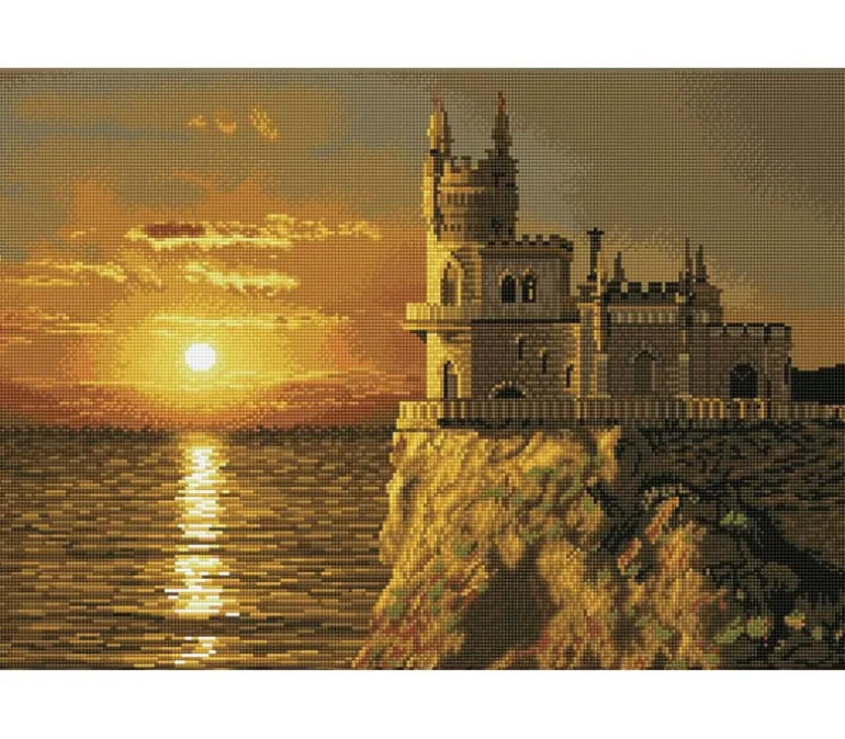 Diamond Dotz Swallows Nest Castle Kit