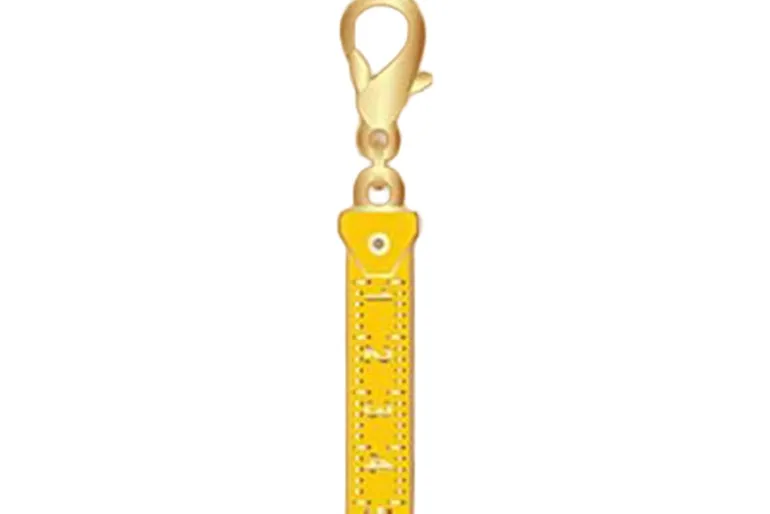 Diamond Star Quilt Block Enamel Zipper Pull Charm