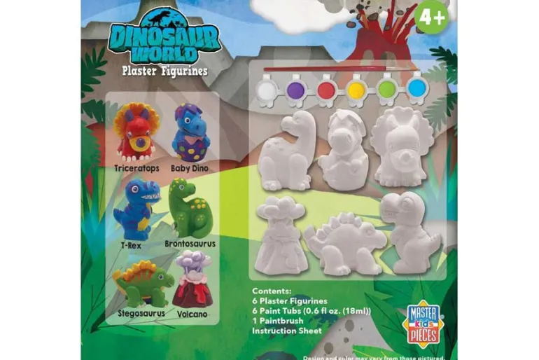 Dinosaur World – Plaster Figurine Paint Set