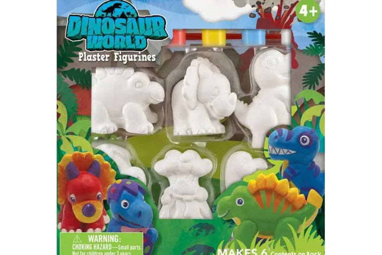 Dinosaur World – Plaster Figurine Paint Set