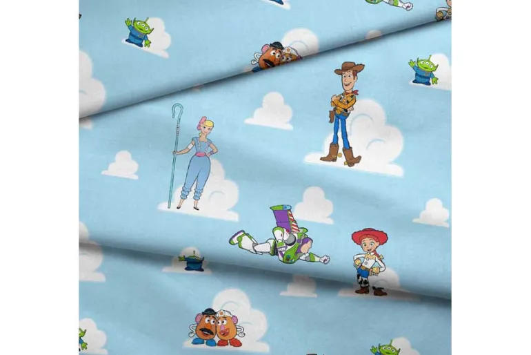Disney Moana in Bloom Pink Fabric