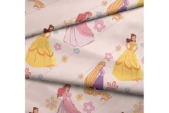 Disney Princess Blossoming Royalty on PInk Fabric