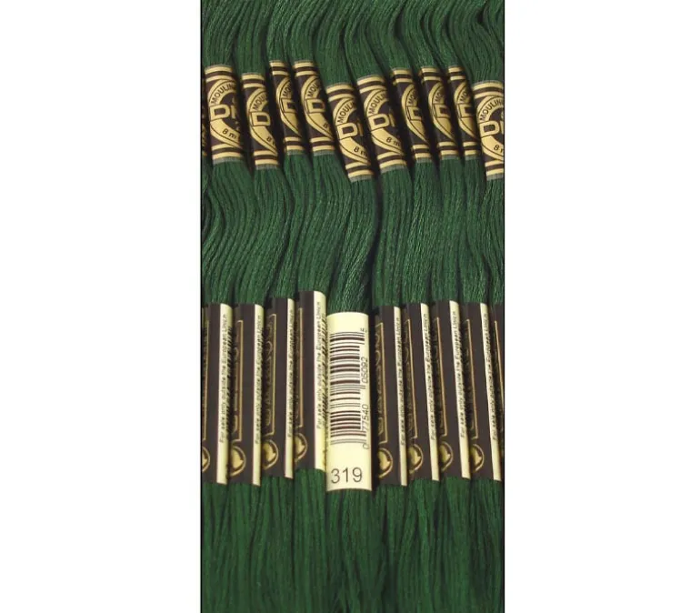 DMC Embroidery Floss – Six Strand – Dark Green Shades (view colors)