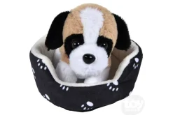 8″ Dog In Bed Plush