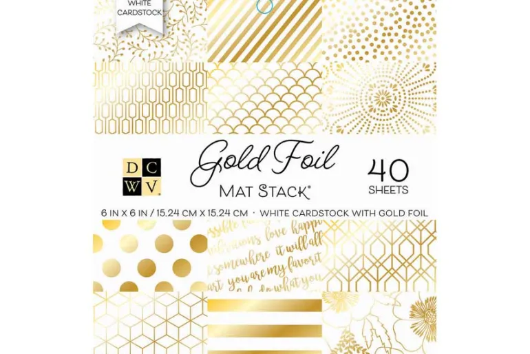 Double-Sided Cardstock Stack 12″X12″ – Color Pop W/Holo Foil