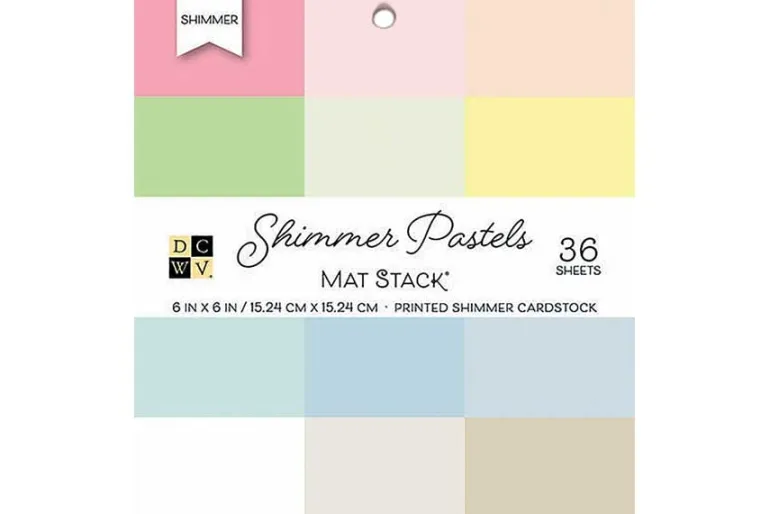 Double-Sided Cardstock Stack 12″X12″ – Color Pop W/Holo Foil