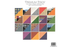 Double-Sided Cardstock Stack 12″X12″ – Color Pop W/Holo Foil