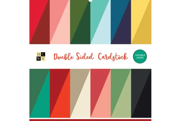 Double-Sided Cardstock Stack 12″X12″ – Color Pop W/Holo Foil