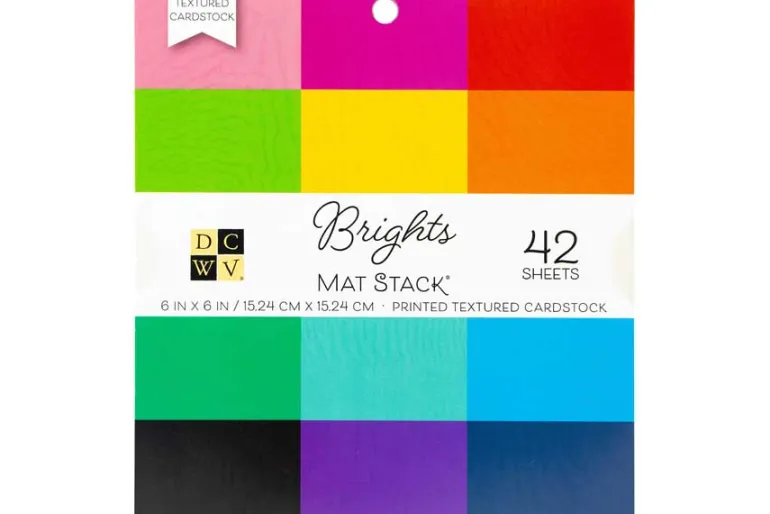 Double-Sided Cardstock Stack 12″X12″ – Color Pop W/Holo Foil