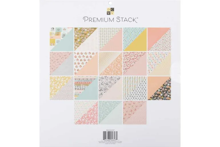 Double-Sided Cardstock Stack 12″X12″ – Color Pop W/Holo Foil