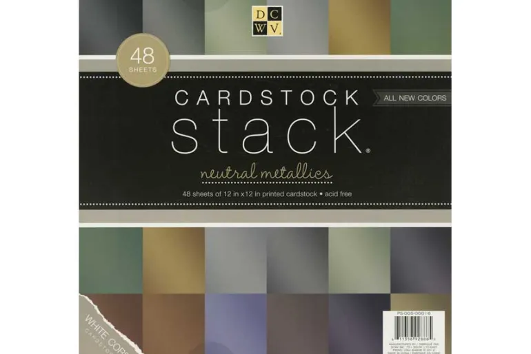 Double-Sided Cardstock Stack 12″X12″ – Color Pop W/Holo Foil