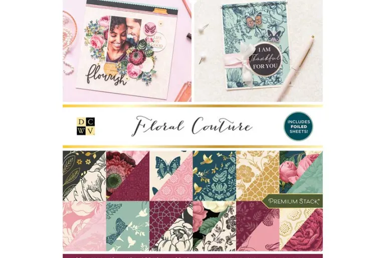 Double-Sided Cardstock Stack 12″X12″ – Color Pop W/Holo Foil