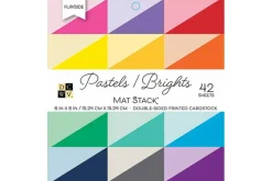Double-Sided Cardstock Stack 12″X12″ – Color Pop W/Holo Foil