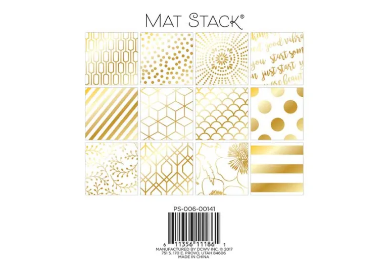 Double-Sided Cardstock Stack 12″X12″ – Color Pop W/Holo Foil
