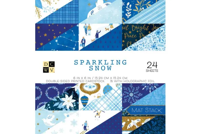 Double-Sided Cardstock Stack 12″X12″ – Color Pop W/Holo Foil